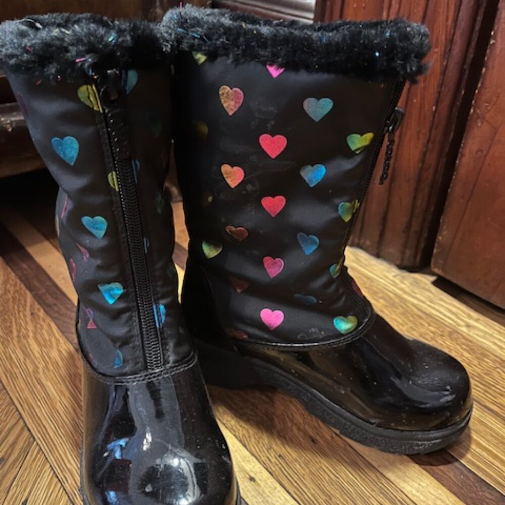 Totes size 12 winter fuzzy boots